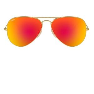 Orange Ray Bans